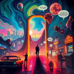 Dimensional Drifters: Who's Reality Anyway? - Text-based game