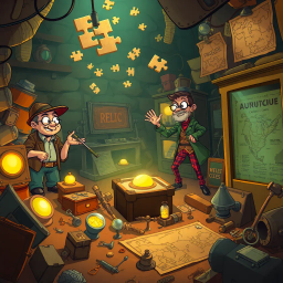 Relic Ruckus: Whose Is It, Anyway? - Text-based game