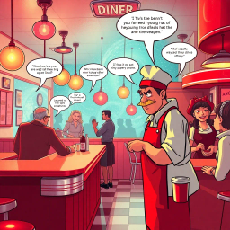 Diner of Destiny - Text-based game