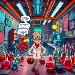 Whose Lab Is It Anyway? - Text-based game