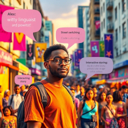 Code Switch Chronicles: Whose Hello Is It Anyway? - Text-based game