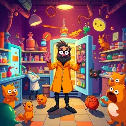 Labyrinth of the Lab Ninjas - Text-based game