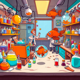 Lab Ruckus: Who's Lab is it Anyway? - Text-based game