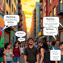 Code Switch Chronicles: Whose Hello is it Anyway? - Text-based game