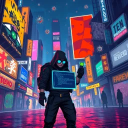 AdBlock Aventures: The Digital Combat - Text-based game