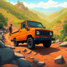 Kei Truck Adventures - Text-based game