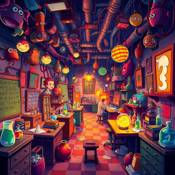 Whose Lab Is It Anyway? - Text-based game