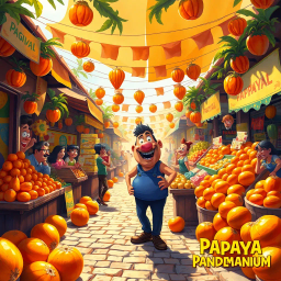 Papaya Pandemonium - Text-based game
