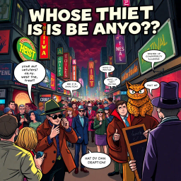 Whose Thief Is It Anyway? - Text-based game