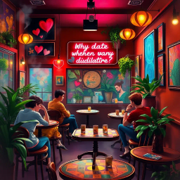 Mind Over Matter: A Cafe Love Odyssey - Text-based game