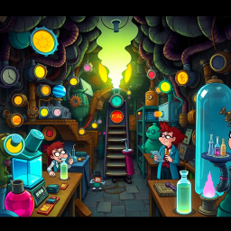 Whose Lab Is It Anyway? - Text-based game