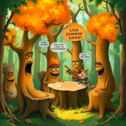 Log-Jam: Wood You Believe It? - Text-based game
