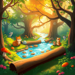 Log Jam: A Timber Tale - Text-based game