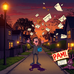 Mail Mayhem: The Dreaded Delivery - Text-based game