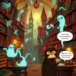 Hello, Whose Ghost Is It Anyway? - Text-based game