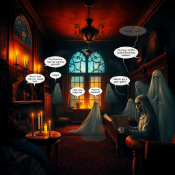 Hello, Whose Ghost Is It Anyway? - Text-based game