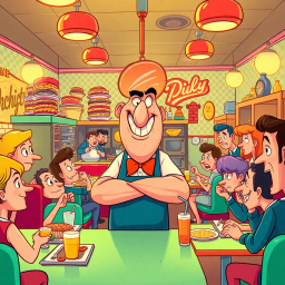 Diner Dashdown - Text-based game