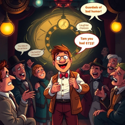 ChronoRift: Echoes of Laughter - Text-based game