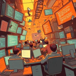 Code Chaos: The Pull Request Paradox - Text-based game