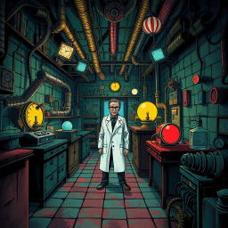 Whose Lab is it Anyway? - Text-based game