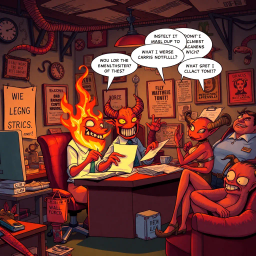 Infernal Antics: Whose Demons Are These? - Text-based game