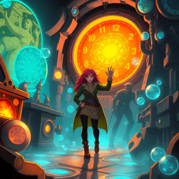 Chrono-Caper: The Heist of Time - Text-based game