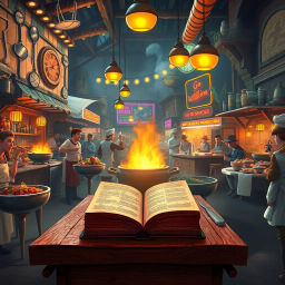 ChronoChef: The Time-Cooking Wars - Text-based game
