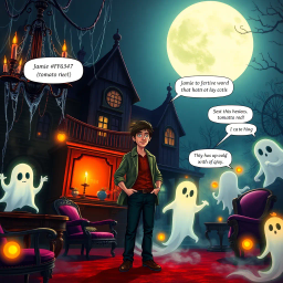 Whose Ghost Is It Anyway? - Text-based game