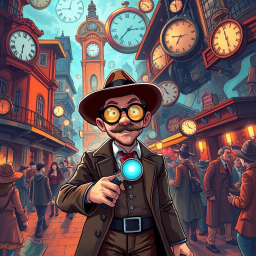 ChronoCaper: Who's Time Is It Anyway? - Text-based game