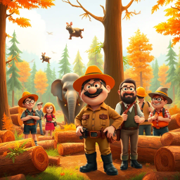 Whose Logs Are These, Anyway? - Text-based game