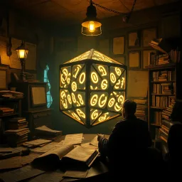 The Cube Rotation Mystery - Text-based game