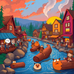 Log Jam: Who's Logs Are These, Anyway? - Text-based game