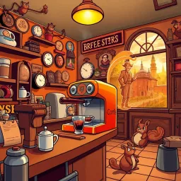 Chronicles of the Caffeinated Time Traveler - Text-based game