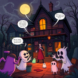 Whose Ghost Is It Anyway? - Text-based game