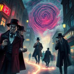 Interactive Time Travel Mystery text games