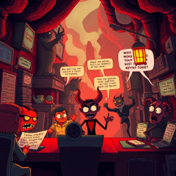 Infernal Antics: Who's Are These? - Text-based game