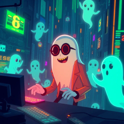 Haunted Byte: Who's Data is it Anyway? - Text-based game