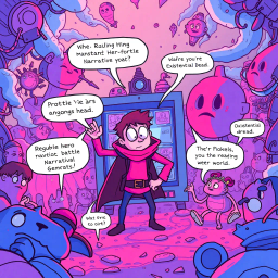 MetaQuest: Whose Adventure Is It Anyway? - Text-based game