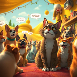 Whisker & Woe: The Tale of Furry Fortune - Text-based game
