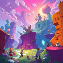 The Great MetaQuest: Whose Adventure Is It Anyway? - Text-based game