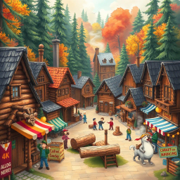 Log Jam: The Great Timber Heist - Text-based game