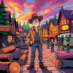 Whose Logs Are These, Anyway? - Text-based game