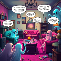 Whose Ghost Is It Anyway? - Text-based game