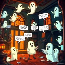 Whose Ghost Is It Anyway? - Text-based game