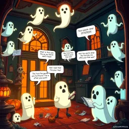 Whose Ghost Is It Anyway? - Text-based game