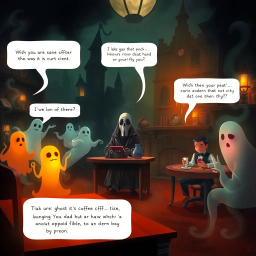 Whose Ghost Is It Anyway? - Text-based game