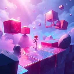 Spinning Math Cube Adventure - Text-based game