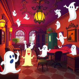 Whose Ghost Is It Anyway? - Text-based game
