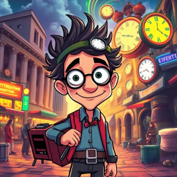 ChronoChase: Whose Time is it Anyway? - Text-based game