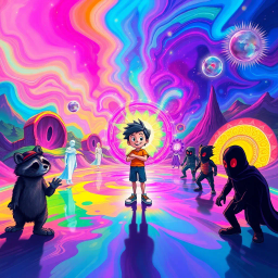 Spectrum Wars: Which Dimension Is It Anyway? - Text-based game